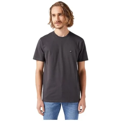 Image of Wrangler SIGN OFF Basic Tshirt, Men&#039;s, Size: XL, Faded black