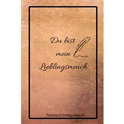 Image of DU BIST MEIN LIEBLINGSMENSCH: A5 Notizbuch KARIERT LIEBLINGSMENSCH GESCHENKE PÄRCHEN FREUNDIN FREUNDSCHAFT FREUNDINNENBUCH VALENTINSTAG GESCHENKIDEE PÄRCHENBUCH