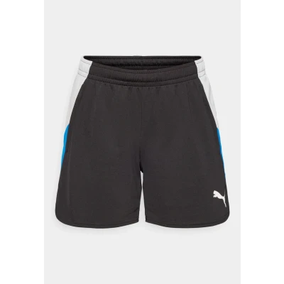 Image of Puma Individualblaze Shorts Sports shorts, Women&#039;s, Size: Large, Black/cool light gray/racing blue