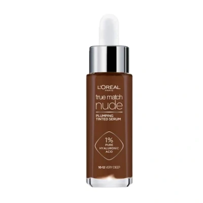 Image of L&#039;Oréal Paris True Match Nude Plumping Tinted Serum (Various Shades) 10 12 Very Deep