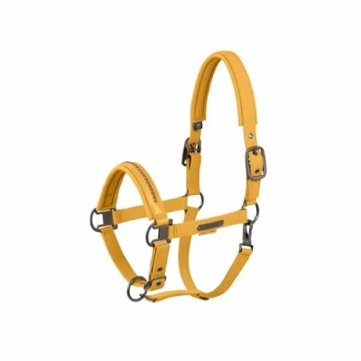 Image of Eskadron Halter Softshell Pearls Double Pin Golden Yellow Platinum 2025, Size: P2