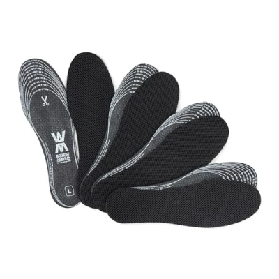Image of Insoles for Men and Women Set Super Active Pro of 4 Units Unisex Work Boots Comfortable Breathable Worker Walker 36 EUR 46