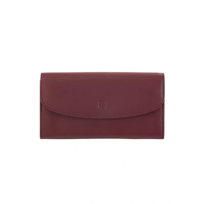 Image of DUDU Grosse AUS Farbigem Kontinentale KREDITKARTENFÄCHER MÜNZ MIT Reissverschluss Wallet, Women&#039;s, Size: One Size, Burgundy