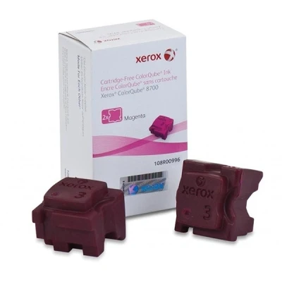 Image of Xerox ColorQube 8700/8900 Magenta Solid Ink (2 Sticks, 4,200 Pages) 108R00996