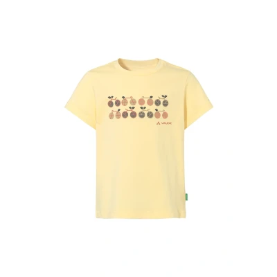 Image of Vaude Lezza Unisex Print Tshirt, Size: 2y, Vanilla