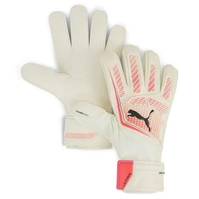 Image of Puma Ultra Match Unisex Goalkeeping gloves, Size: 6, White/glowing red/black