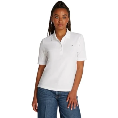 Image of Tommy Hilfiger Polo shirt, Women&#039;s, Size: XXL, Optic white