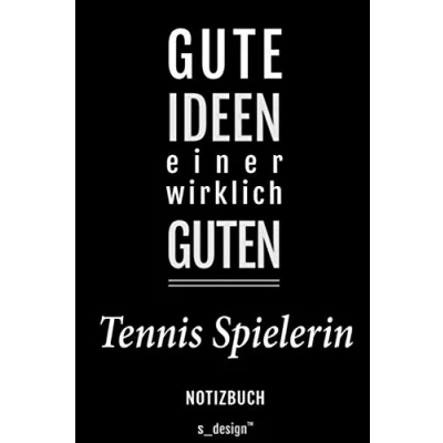 Image of Notizbuch für Tennis Spieler/Tennis Spielerin: Originelle Geschenk Idee [120 Seiten gepunktet Punkte Raster blanko Papier]