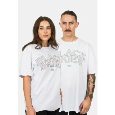 Image of Blackskies TEAM Print Tshirt mintpurple, Size: Small, Mint/purple