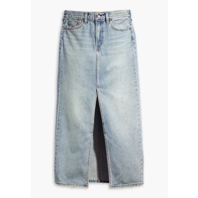 Image of Levi&#039;s Ankle Column Skirt Denim skirt, Women&#039;s, Size: 28, Please hold