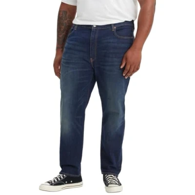 Image of Levi&#039;s Plus 502 Taper Jeans Tapered Fit, Men&#039;s, Size: 36x38, Biologia