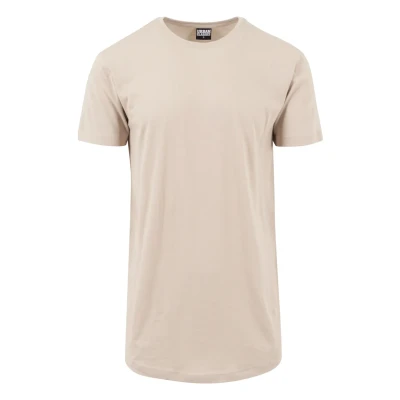 Image of Urban Classics Men&#039;s Shaped Long Tee Camiseta, Sand, XS