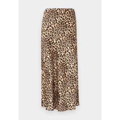 Image of VILA Viellette Skirt Maxi skirt, Women&#039;s, Size: 6, Caramel café