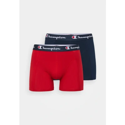 Image of Champion 2 PACK Pants, Men&#039;s, Size: Large, Navy/red