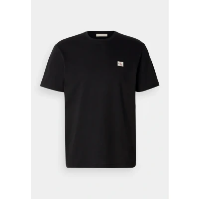 Image of Calvin Klein Jeans Badge Classic TEE Basic Tshirt, Men&#039;s, Size: Medium, Black