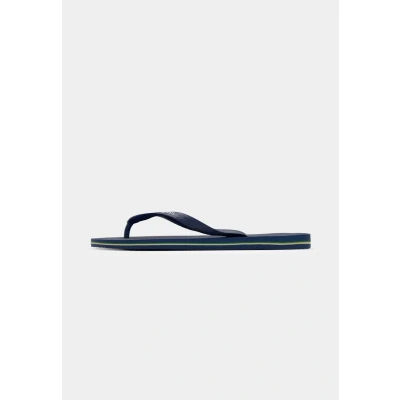 Image of Havaianas FLIP FLOP Brasil LOGO Pool shoes, Size: 14 15, Navy blue Natural rubber