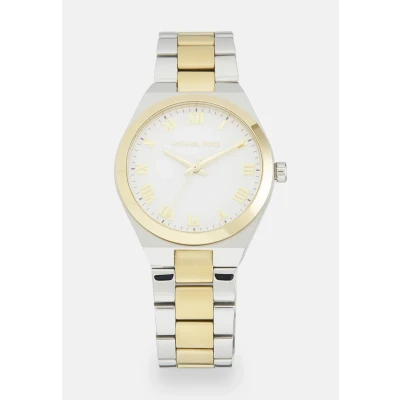 Image of Michael Kors Lennox Watch silvercoloured/goldcoloured, Women&#039;s, Size: One Size, Silver coloured/gold coloured