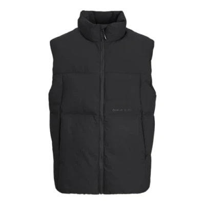 Image of Jack &amp; Jones Waistcoat, Men&#039;s, Size: Medium, Black