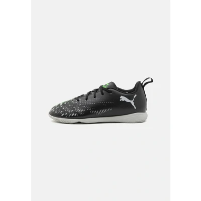 Image of Puma Future 8 PLAY IT JR Unisex Indoor football boots for kids, Size: 13K, Black/silver/fluo green Synthetics