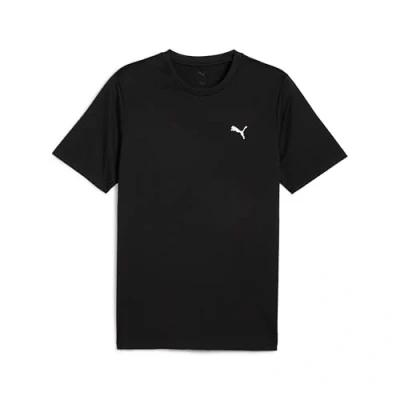 Image of Puma Small LOGO TEE Sports Tshirt, Men&#039;s, Size: Medium, Black