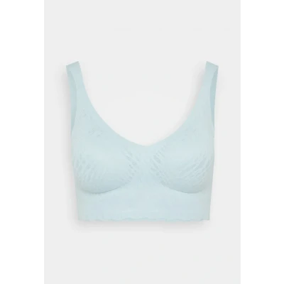 Image of Sloggi FEEL Bliss Bralette Pushup bra, Women&#039;s, Size: XS, Misty turquoise
