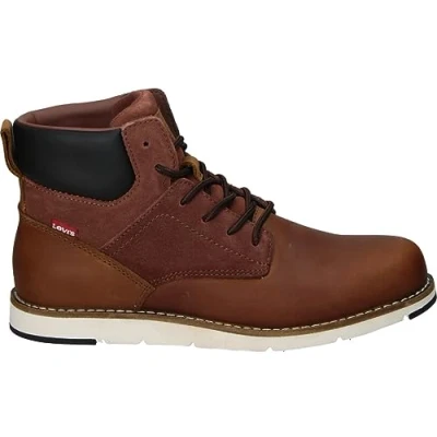 Image of Levi&#039;s JAX PLUS Laceup ankle boots, Men&#039;s, Size: 6.5, Brown Leather