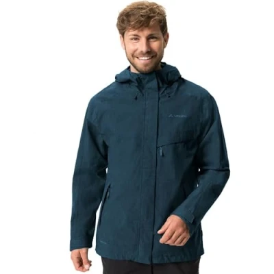 Image of Vaude Rosemoor Waterproof jacket, Men&#039;s, Size: XXL, Dark sea