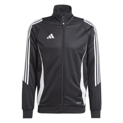 Image of adidas Performance Training jacket, Men&#039;s, Size: Small, Black white