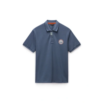 Image of Napapijri Polo shirt, Men&#039;s, Size: Large, Stormy weat g1y