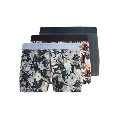 Image of JACK&amp;JONES JUNIOR Boys&#039; Boxer Shorts (Pack of 3), Forest Night/Pack:Glacier Lake Black, 152