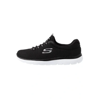 Image of Skechers Sport Summits Trainers black/white, Women&#039;s, Size: 3, Black/white Synthetics/textile