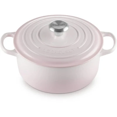 Image of Le Creuset Casserole Signature Shell Pink ø 20 cm / 2.4 liter Suitable for all Cooktops