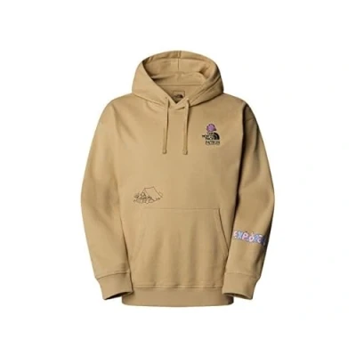 Image of The North Face Mountain Cleanup Oversized Hoodie Sweatshirt, Men&#039;s, Size: Medium, Khaki stone