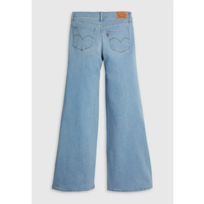 Image of Levi&#039;s Women&#039;s 318 Shaping Wide Leg Jeans, Tall Glass of Water, 29W / 30L
