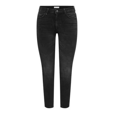 Image of JDY Jdyfina Jeans Skinny Fit, Women&#039;s, Size: XSx30, Black denim