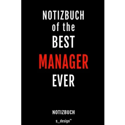 Image of Notizbuch für Manager: Originelle Geschenk Idee [120 Seiten gepunktet Punkte Raster blanko Papier]
