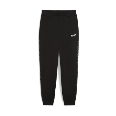 Image of Puma Graphic Animal Comfort Highwaist Tracksuit bottoms, Women&#039;s, Size: XS, Black
