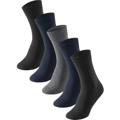 Image of Schiesser 5PACK Socks, Men&#039;s, Size: 9 11, Royal blue