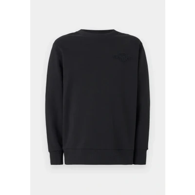 Image of GANT Men&#039;s Reg Tonal Shield C Neck Sweat Sweatshirt, Black, 5XL