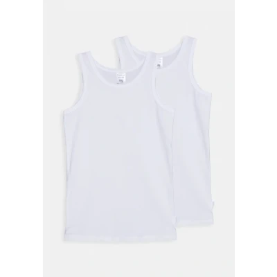Image of Schiesser Organic Cotton 2 PACK Undershirt for kids, Size: 3y, Weiss
