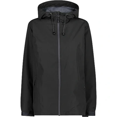 Image of CMP Woman Jacket FIX HOOD Waterproof jacket, Women&#039;s, Size: 40, Nero