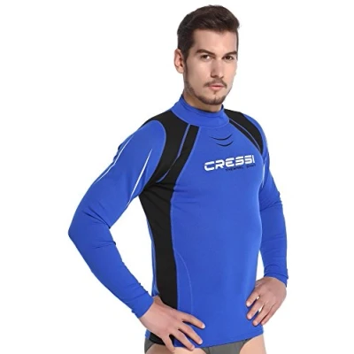 Image of Cressi Men&#039;s Thermo Long Sleeves Protection Rash Vest (Pack of 1)