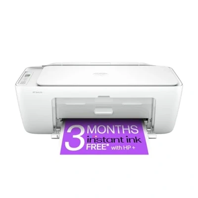 Image of HP DeskJet 2810e All in One Printer Perfect for Home Colour Wireless Print, Scan &amp; Copy 3 Months of Instant Ink included Easy Setup Reliable Wi Fi White