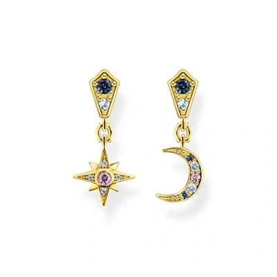 Image of Thomas SABO Earrings Yellow goldcoloured, Women&#039;s, Size: One Size, gold coloured