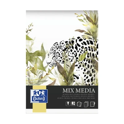 Image of Mix Pad Media Oxford A3, 25 Sheets, 225 g, Side Glued