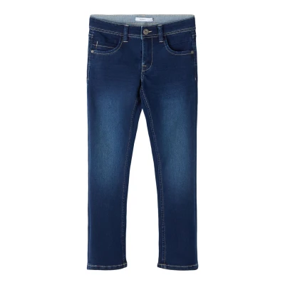 Image of NAME IT Boy&#039;s Jeans, Dark Blue Denim, 8 Years