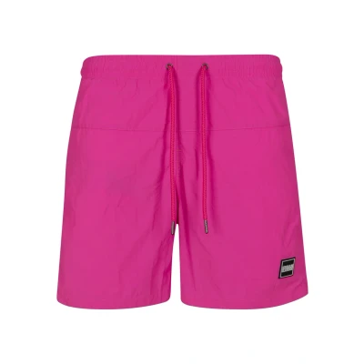 Image of Urban Classics Block Swimming shorts, Men&#039;s, Size: 3XL, Neonpink