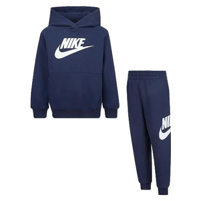 Image of Nike Sportswear CLUB Unisex SET Tracksuit bottoms for kids, Size: 3 4y, Midnight navy