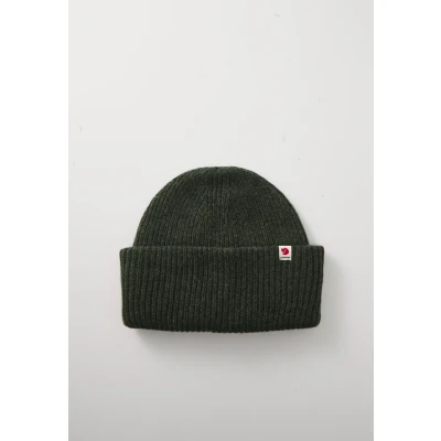 Image of Fjällräven Heavy Beanie Beanie, Men&#039;s, Size: One Size, Deep forest