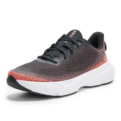 Image of Under Armour Infinite Road running shoes, Men&#039;s, Size: 10, Black/ares red Textile/synthetics